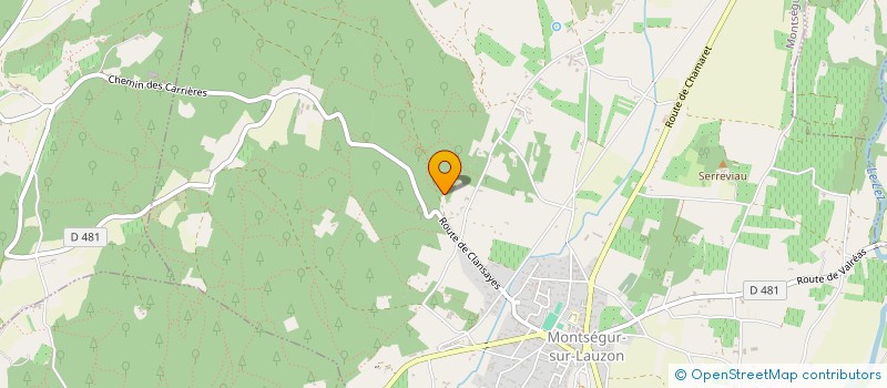 localisation de l'entreprise MADAME MARIE-PAULE VERSIO  MONTSEGUR-SUR-LAUZON