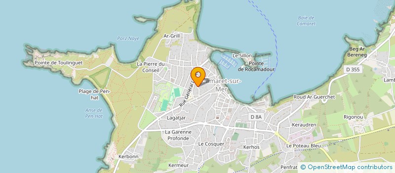 localisation de l'entreprise MADAME MARIE-PAULE VIGOUROUX  CAMARET-SUR-MER