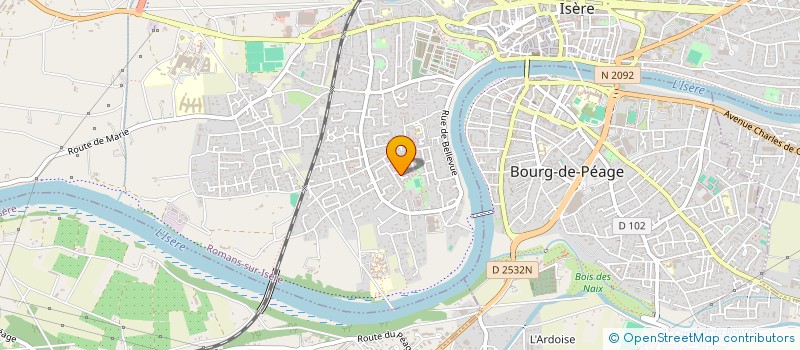 localisation de l'entreprise MADAME MARIE-PAULE WAGEMANS  ROMANS-SUR-ISERE