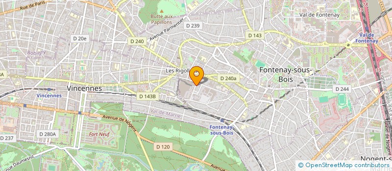 localisation de l'entreprise MADAME MARIE-PAULINE COUETTE à FONTENAY-SOUS-BOIS