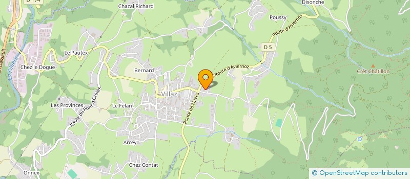 localisation de l'entreprise MADAME MARIE PAULME  VILLAZ