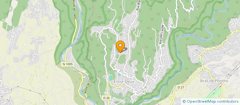 localisation de l'entreprise MADAME MARIE PAYET  ENTRE-DEUX