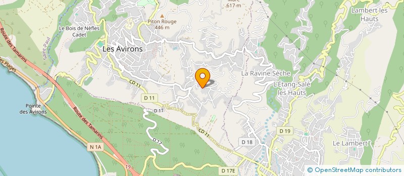 localisation de l'entreprise MADAME MARIE PAYET  LES AVIRONS