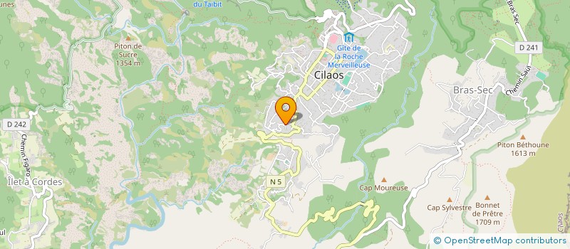 localisation de l'entreprise MADAME MARIE PAYET à CILAOS