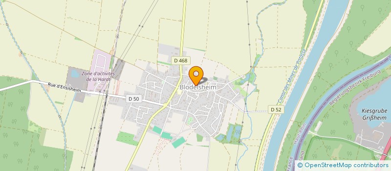 localisation de l'entreprise MADAME MARIE PAYET  BLODELSHEIM