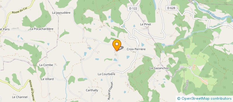 localisation de l'entreprise MADAME MARIE PAYOT  HAUTE-RIVOIRE