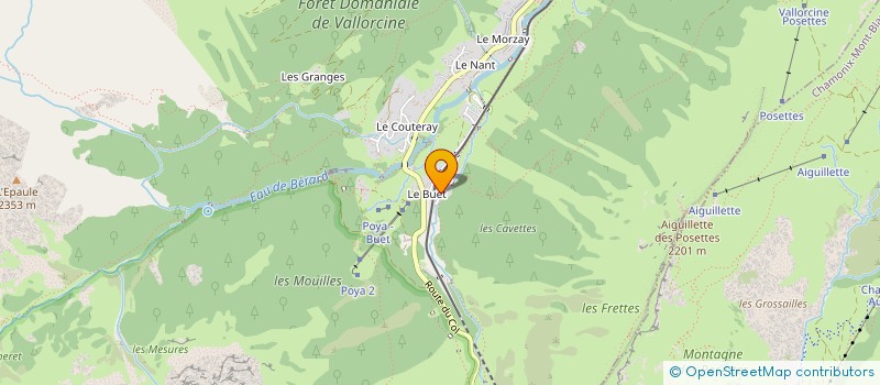 localisation de l'entreprise MADAME MARIE PAYOT  VALLORCINE