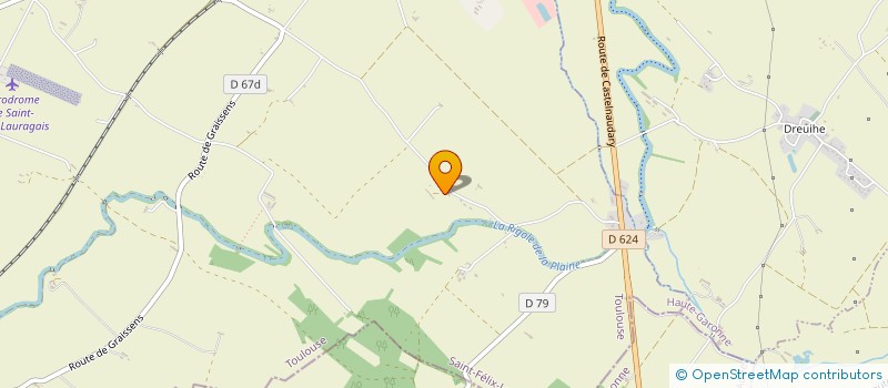 localisation de l'entreprise MADAME MARIE PECASTAINGS  SAINT-FELIX-LAURAGAIS