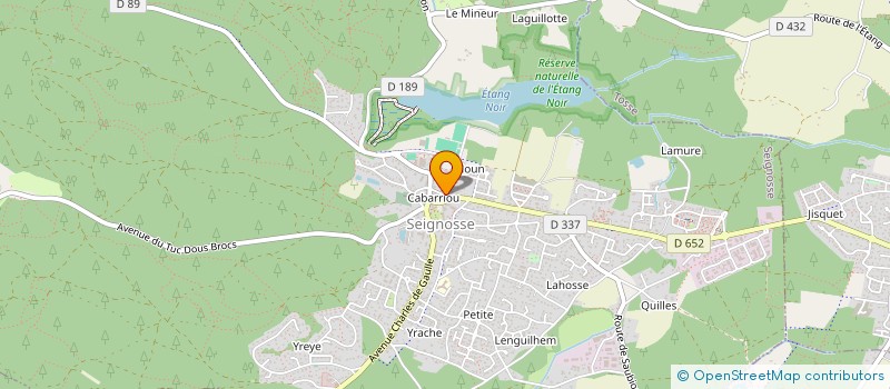 localisation de l'entreprise MADAME MARIE PEDESPAN  SEIGNOSSE