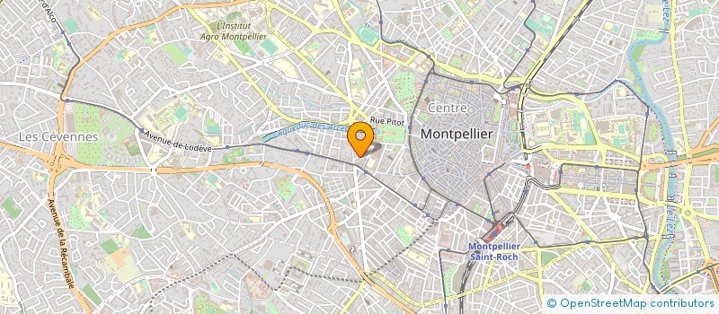 localisation de l'entreprise MADAME MARIE PEETERS à MONTPELLIER