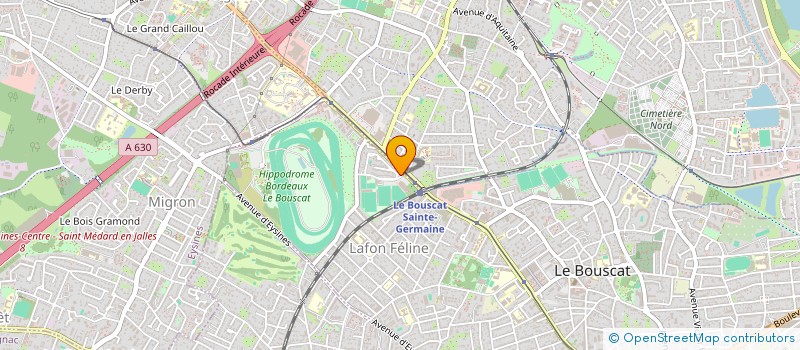 localisation de l'entreprise MADAME MARIE PEHAUT  LE BOUSCAT