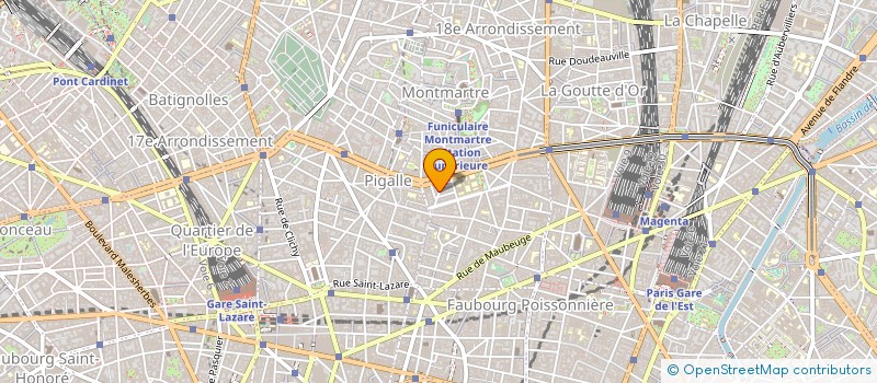 localisation de l'entreprise MADAME MARIE PELAMOURGUE  PARIS