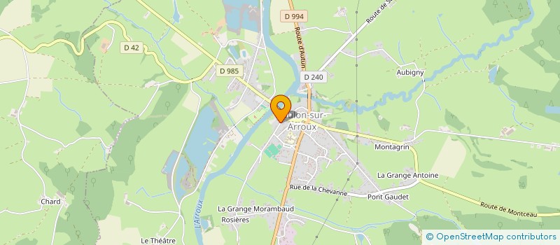 localisation de l'entreprise MADAME MARIE PELAMOURGUES  TOULON-SUR-ARROUX