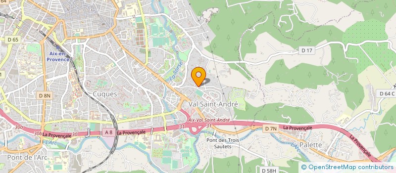 localisation de l'entreprise MADAME MARIE PELINI à AIX EN PROVENCE