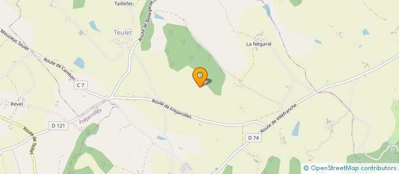 localisation de l'entreprise MADAME MARIE PELISSOU  MOUZIEYS-TEULET