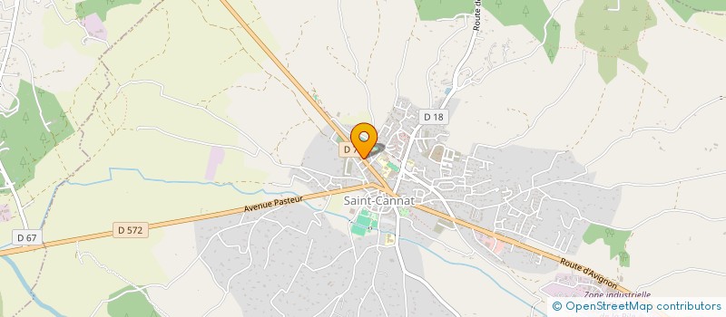 localisation de l'entreprise MADAME MARIE PELLEGRINETTI  SAINT-CANNAT