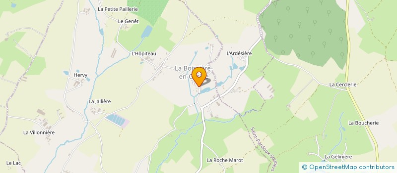 localisation de l'entreprise MADAME MARIE PELLETIER  VERRUYES