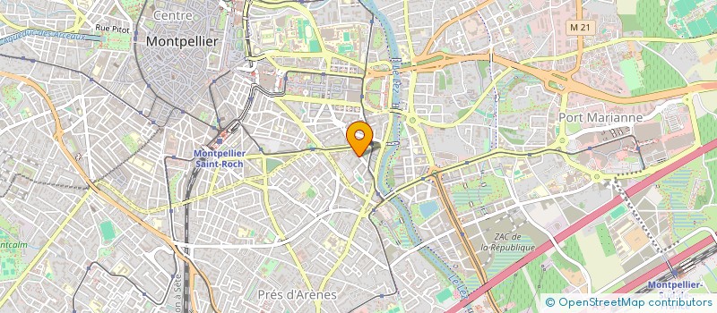localisation de l'entreprise MADAME MARIE PELOSO à MONTPELLIER