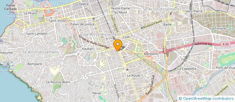 localisation de l'entreprise MADAME MARIE PENCO  MARSEILLE