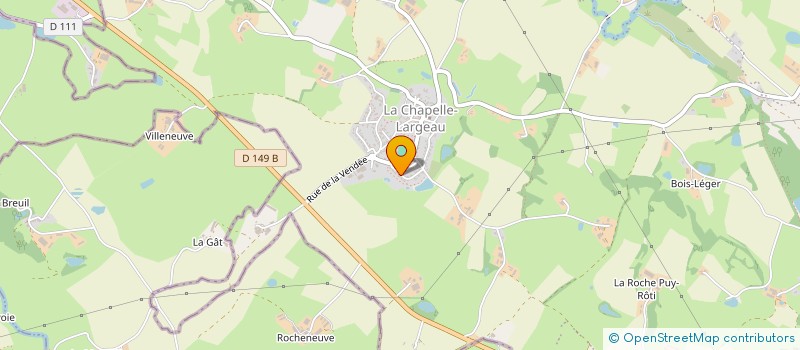 localisation de l'entreprise MADAME MARIE PENGLAOU  MAULEON