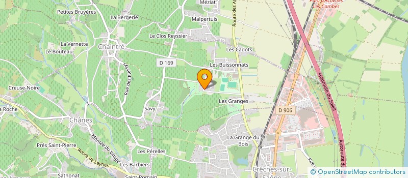 localisation de l'entreprise MADAME MARIE PENILLARD  CHAINTRE