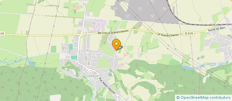 localisation de l'entreprise MADAME MARIE PENIN  IZEAUX