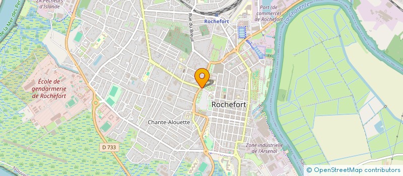 localisation de l'entreprise MADAME MARIE PENNESI  ROCHEFORT