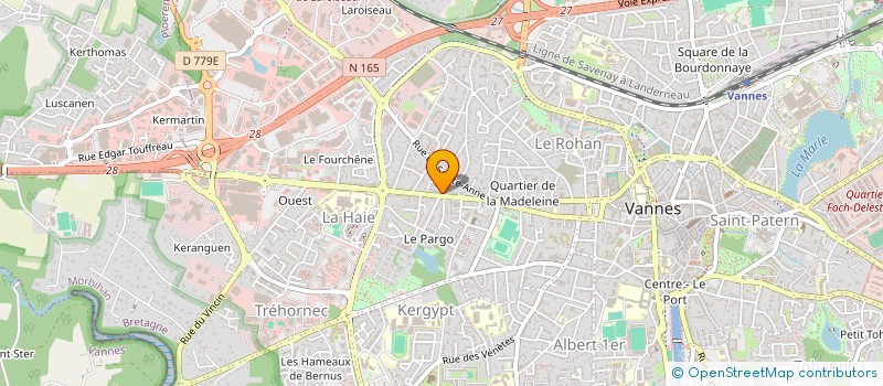 localisation de l'entreprise MADAME MARIE PENVEN à VANNES