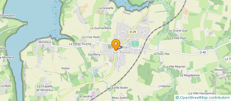 localisation de l'entreprise MADAME MARIE PEPIN  PLEUDIHEN-SUR-RANCE