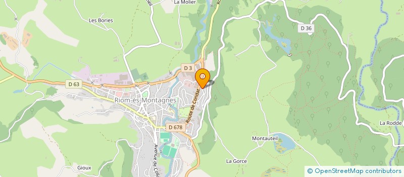 localisation de l'entreprise MADAME MARIE PEPIN à RIOM-ES-MONTAGNES