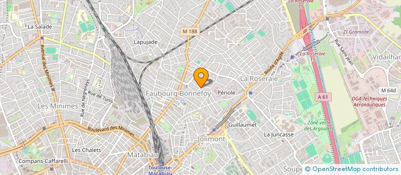 localisation de l'entreprise MADAME MARIE PERAT à TOULOUSE