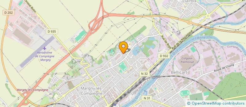 localisation de l'entreprise MADAME MARIE PERCHOC  MARGNY-LES-COMPIEGNE