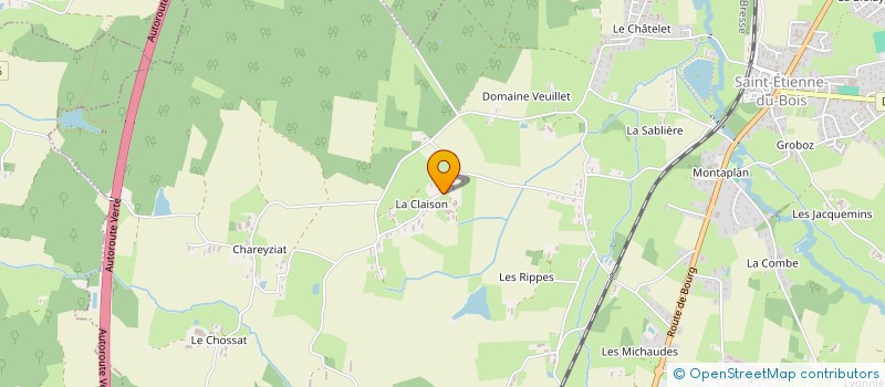 localisation de l'entreprise MADAME MARIE PERDRIX  SAINT-ETIENNE-DU-BOIS