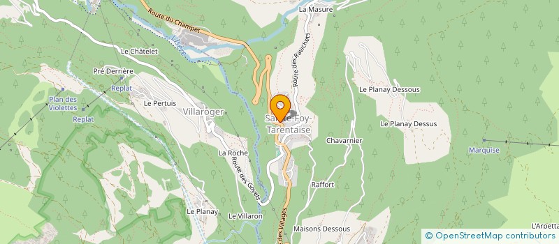 localisation de l'entreprise MADAME MARIE PERE  SAINTE-FOY-TARENTAISE