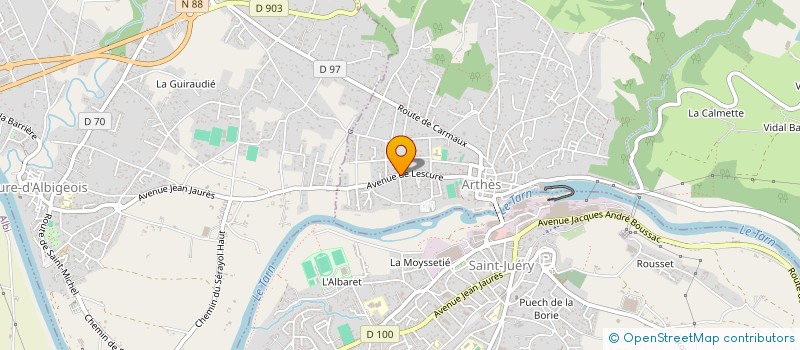 localisation de l'entreprise MADAME MARIE PEREIRA MAGALHAES  ARTHES