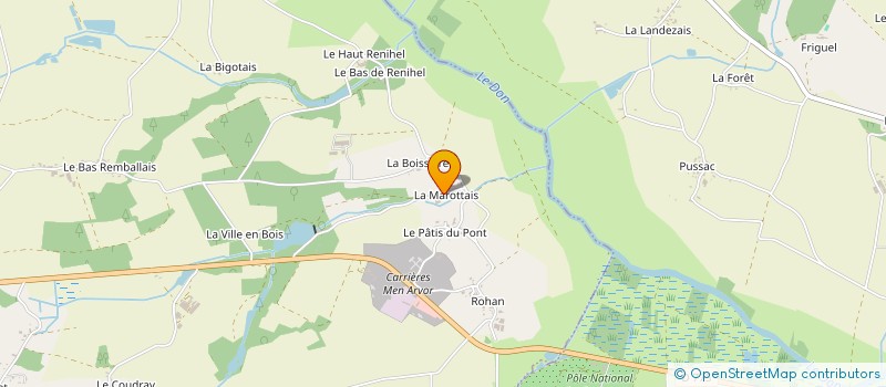 localisation de l'entreprise MADAME MARIE PEREON à AVESSAC