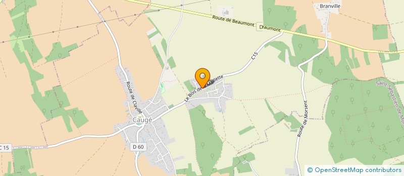 localisation de l'entreprise MADAME MARIE PERES  CAUGE