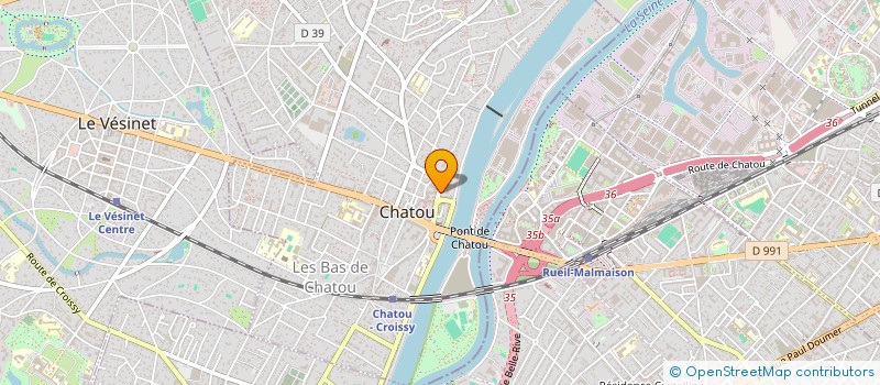 localisation de l'entreprise MADAME MARIE PERETTI  CHATOU