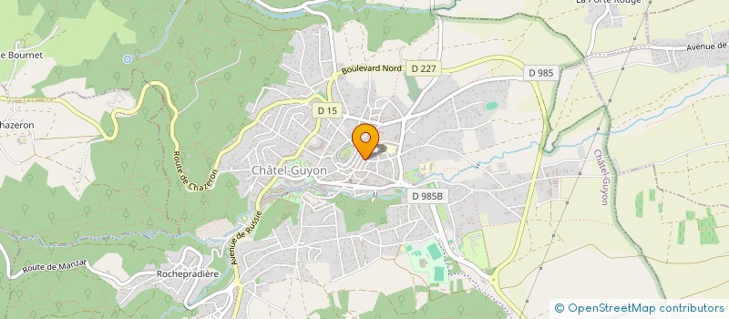 localisation de l'entreprise MADAME MARIE PEREZ à CHATEL-GUYON