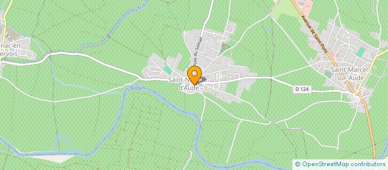 localisation de l'entreprise MADAME MARIE PEREZ  SAINT-NAZAIRE-D'AUDE