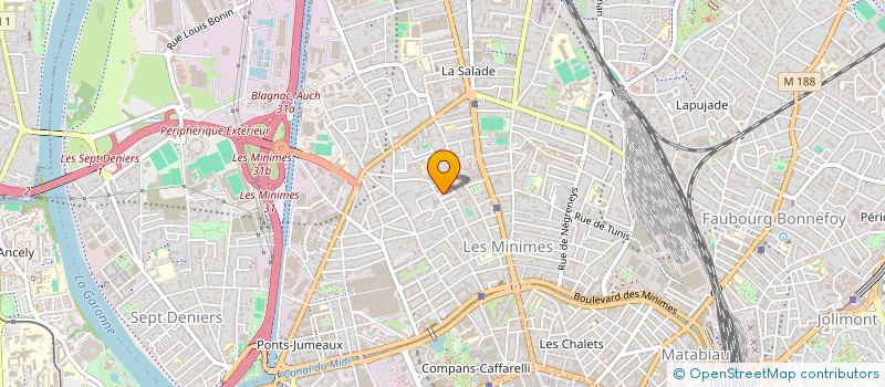 localisation de l'entreprise MADAME MARIE PEREZ  TOULOUSE