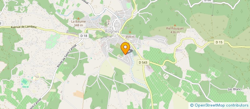 localisation de l'entreprise MADAME MARIE PEREZ  ROGNES