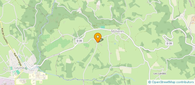 localisation de l'entreprise MADAME MARIE PERIE  MOLIERES