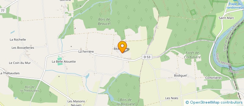 localisation de l'entreprise MADAME MARIE PERIN  SAINT-GANTON