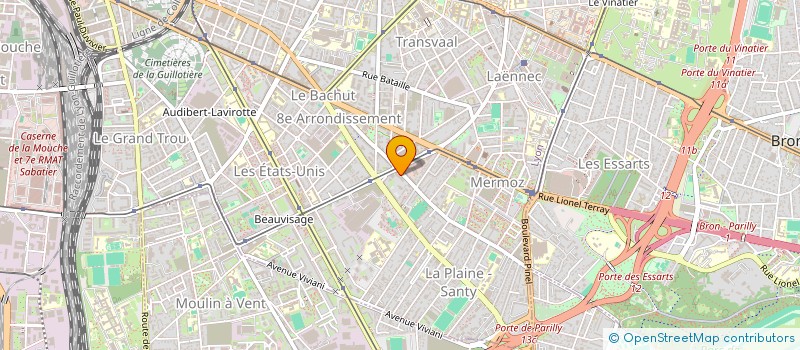 localisation de l'entreprise MADAME MARIE PERNAUD  LYON