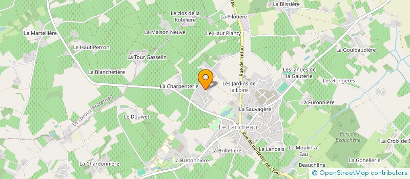 localisation de l'entreprise MADAME MARIE PERON à LE LANDREAU
