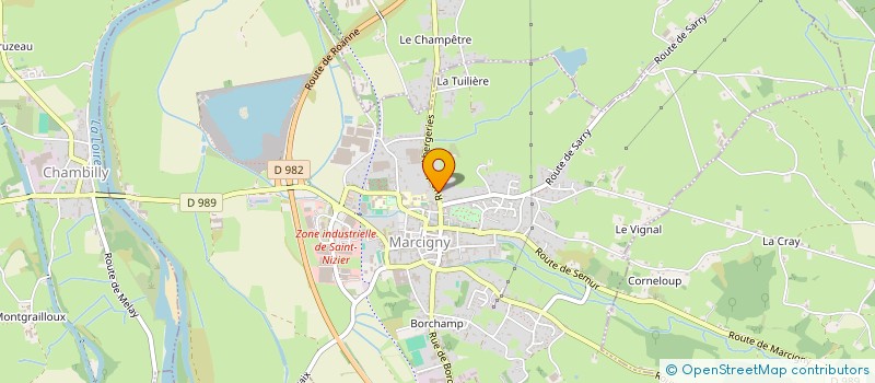 localisation de l'entreprise MADAME MARIE PERRAT  MARCIGNY