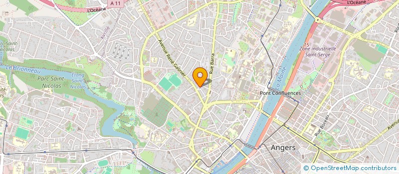 localisation de l'entreprise MADAME MARIE PERRAULT  ANGERS