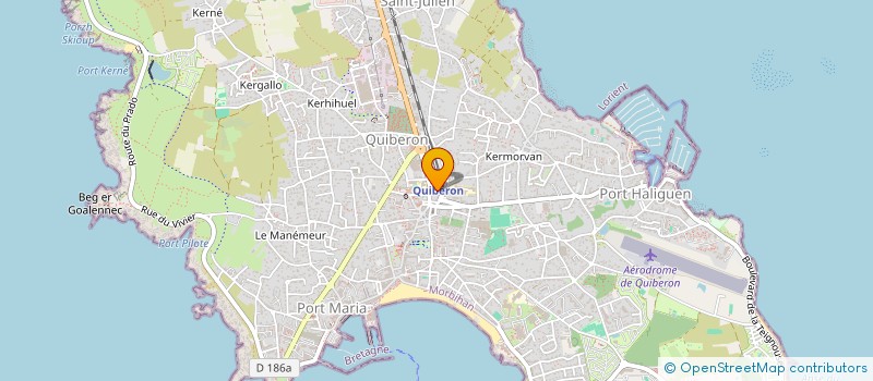 localisation de l'entreprise MADAME MARIE PERRIAUX  QUIBERON