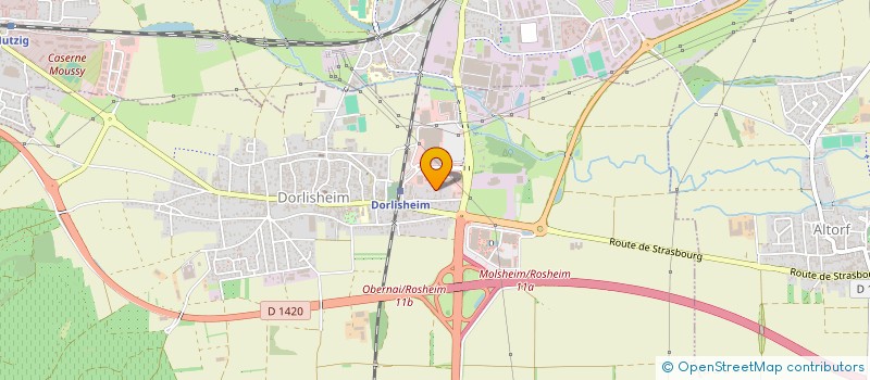 localisation de l'entreprise MADAME MARIE PERRIN  KOLBSHEIM